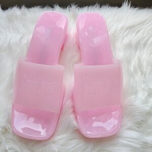 Pink Slide Sandals